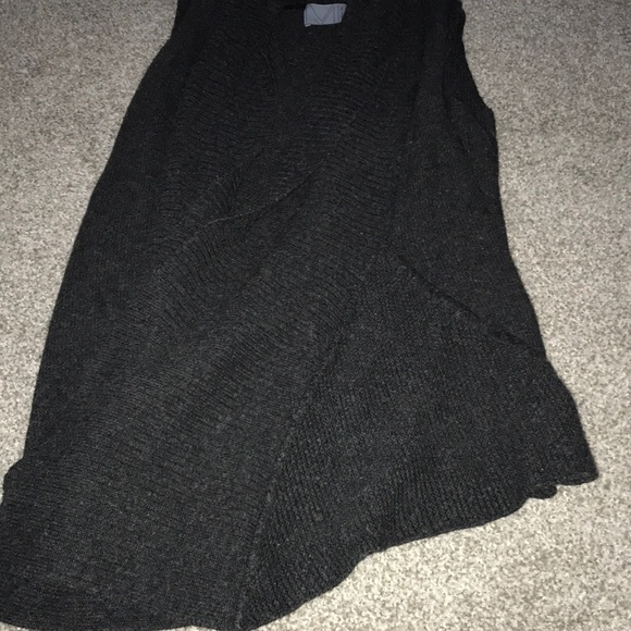 Michael Stars Cashmere Cardigan Vest Grey size 1 - Picture 3 of 4